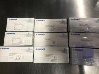 SYNTHES LOT OF ASSORTED OLECRANON PLATES, LCP CURVED CONDYLAR PLATES AND 4.5MM THREADED CERCLAGE EXP. 9/2027 LOCATION: 1N