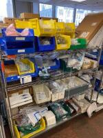 CART AND CONTENTS TO INCLUDE: NEBULIZERS, TUBING AND INFANT MASKS LOCATION: 2 CAF.