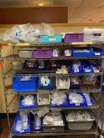 CART AND CONTENTS TO INCLUDE: STERILE WATER, NASAL CANNULAS, AND SUCTION TUBING LOCATION: 2 CAF.