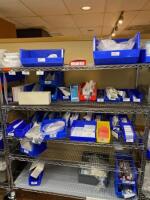 CART AND CONTENTS TO INCLUDE: NEBULIZERS, GAUZE SPONGES, AND STAT STRIPS LOCATION: 2 CAF.