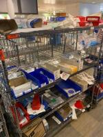 CART AND CONTENTS TO INCLUDE: SURGICAL TAPE, BLUEFLEX COMPRESSION GARMENTS, AND LOCATION: 2 CAF.