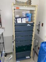 CART AND CONTENTS TO INCLUDE: ASSORTED SYRINGES, GAUZE, NEEDLES LOCATION: CCC HW