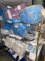 CART AND CONTENTS TO INCLUDE: MEDLINE TOTAL HIP PACK LF, POST-MORTEM BODY BAG, STRYKER 0306-563-000 LOCATION: 207