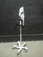 WELCH ALLYN 692 SURETEMP PLUS THERMOMETER ON ROLLING STAND