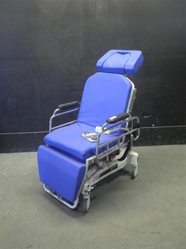 TRANSMOTION TMM5 POWER STRETCHER CHAIR WITH HAND AND FOOT CONTROLS