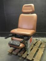 RITTER/MIDMARK 75E POWER EXAM CHAIR WITH FOOT CONTROL