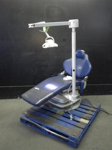 BEAVERSTATE DENTAL EVOL II-110 POWER EXAM CHAIR WITH FOOT CONTROL AND LIGHT