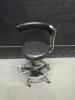 ROLLING EXAM STOOL