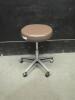 ROLLING EXAM STOOL