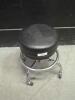 THE BREWER COMPANY ROLLING EXAM STOOL
