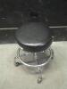 THE BREWER COMPANY ROLLING EXAM STOOL