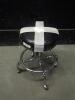 THE BREWER COMPANY ROLLING EXAM STOOL