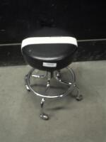 THE BREWER COMPANY ROLLING EXAM STOOL