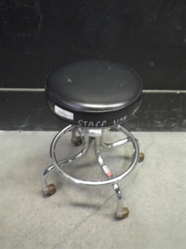 THE BREWER COMPANY ROLLING EXAM STOOL