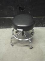 THE BREWER COMPANY ROLLING EXAM STOOL