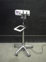 WELCH ALLYN 767 SERIES OTO/OPHTHALMOSCOPE TRANSFORMER (WITHOUT HEADS) ON ROLLING STAND