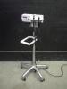 WELCH ALLYN 767 SERIES OTO/OPHTHALMOSCOPE TRANSFORMER (WITHOUT HEADS) ON ROLLING STAND