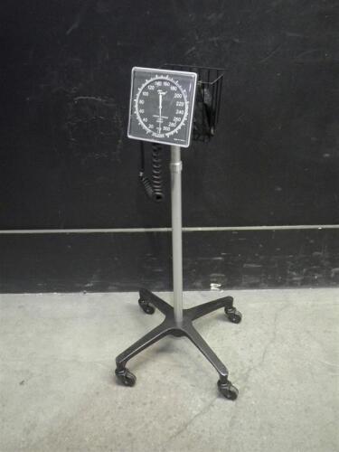 TYCOS SPHYGMOMANOMETER ON ROLLING STAND
