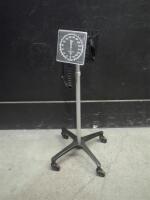 TYCOS SPHYGMOMANOMETER ON ROLLING STAND