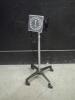 TYCOS SPHYGMOMANOMETER ON ROLLING STAND