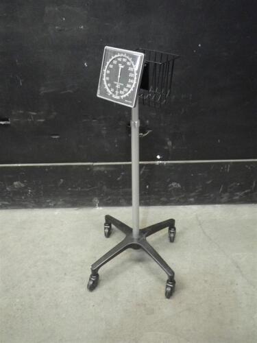 TYCOS SPHYGMOMANOMETER ON ROLLING STAND