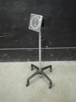 TYCOS SPHYGMOMANOMETER ON ROLLING STAND