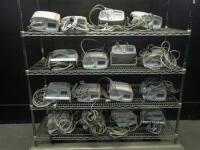 ARJO-HUNTLEIGH FLOWTRON UNIVERSAL LOT OF DVT PUMPS (QTY. 16) (NO CART)