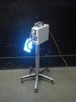 OHMEDA BILIBLANKET PLUS PHOTOTHERAPY SYSTEM ON ROLLING STAND