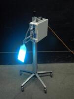 OHMEDA BILIBLANKET PLUS PHOTOTHERAPY SYSTEM ON ROLLING STAND