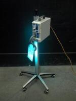 OHMEDA BILIBLANKET PLUS PHOTOTHERAPY SYSTEM ON ROLLING STAND
