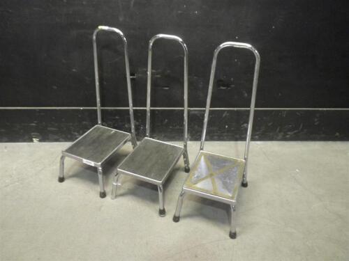 LOT OF STEP STOOLS (QTY 3)