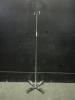 IV POLE WITH FOOTSWITCH ON ROLLING STAND