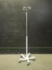 IV POLE ON ROLLING STAND