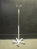 IV POLE ON ROLLING STAND