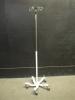 IV POLE ON ROLLING STAND