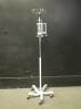 IV POLE ON ROLLING STAND