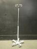IV POLE ON ROLLING STAND