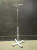 IV POLE ON ROLLING STAND