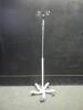 IV POLE ON ROLLING STAND