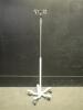 IV POLE ON ROLLING STAND