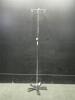 IV POLE ON ROLLING STAND