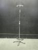 IV POLE ON ROLLING STAND