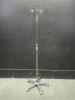 IV POLE ON ROLLING STAND