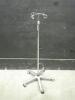 IV POLE ON ROLLING STAND