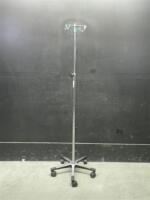 IV POLE ON ROLLING STAND