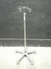IV POLE ON ROLLING STAND