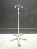 IV POLE ON ROLLING STAND