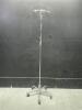 IV POLE ON ROLLING STAND
