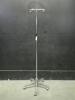 IV POLE ON ROLLING STAND