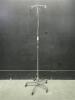 IV POLE ON ROLLING STAND